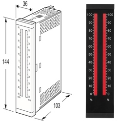  | 48NDM BARGRAPH INDICATING ALARM