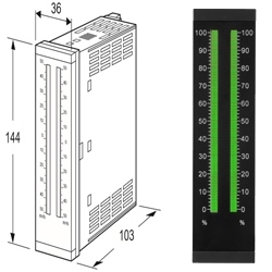  | SD10  3-input channels, Bargraph, 4-digit Digital Display, Alarm Output