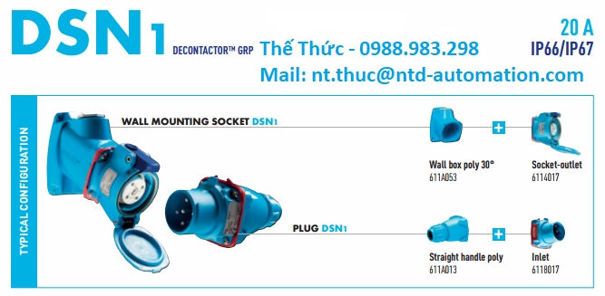  | DECONTACTOR DSN1 20A