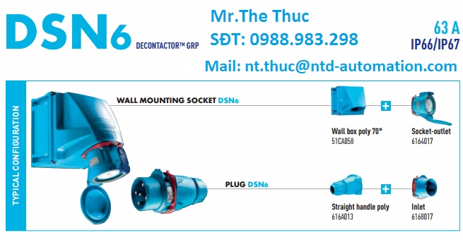  | DECONTACTOR DNS6 63A