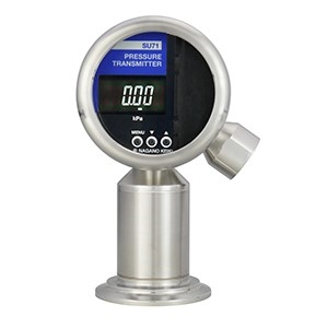  | Model No. SU71 Non-Liquid Filled Sanitary Digital Pressure Gauge with Transmitter