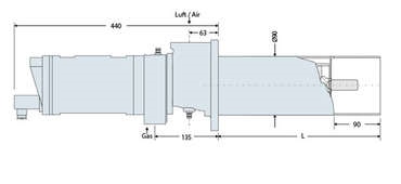  | GAS BURNERS Heat release max. 200 kW