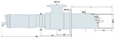  | GAS BURNERS Heat release max. 800 kW