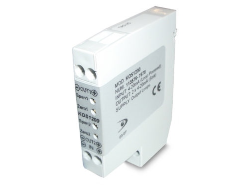  | Double Isolator DIN Rail KOS1200 - Bộ Cách Ly tín hiệu KOS1200